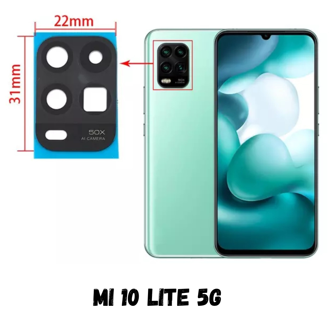 Vidrio de camara para MI 10 lite 5g