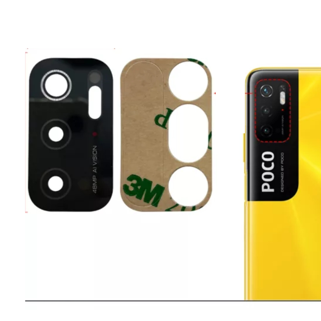 Vidrio de cámara para teléfono POCO M3 Pro