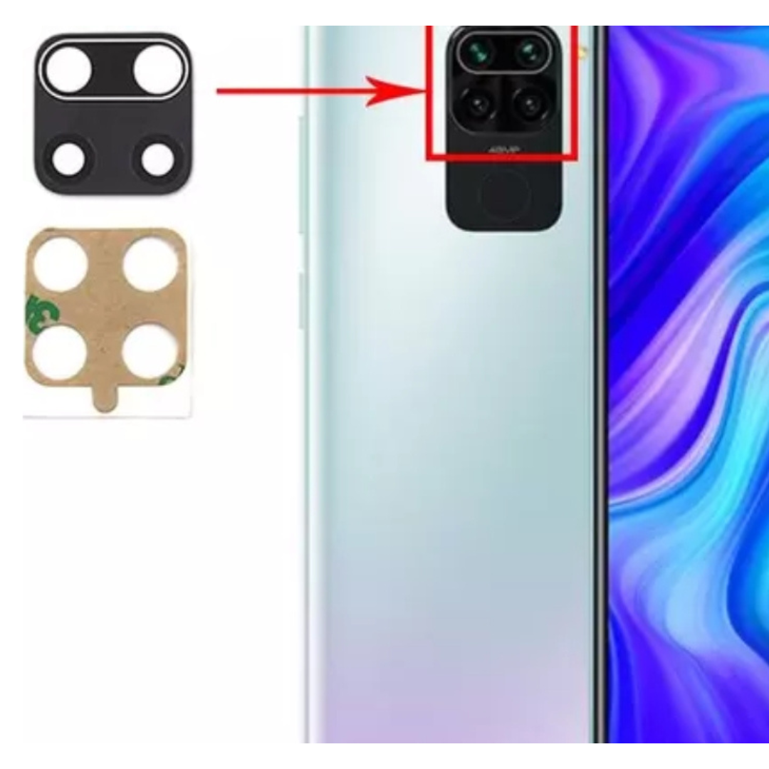 Vidrio de cámara para teléfono Redmi Note 9S
