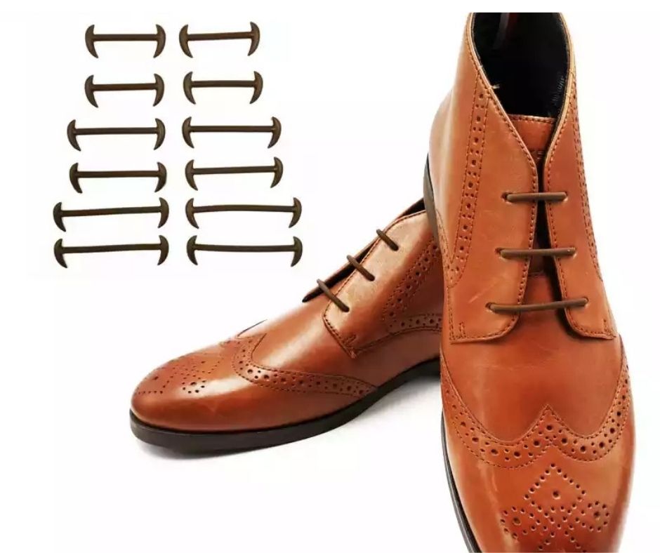 Cintas para Zapatos negro y café flexibles