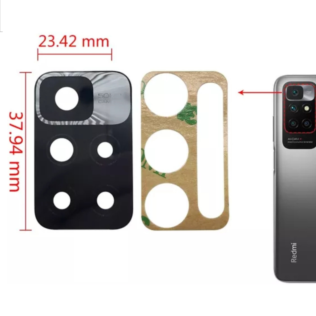 Vidrio de cámara para teléfonos redmi 10