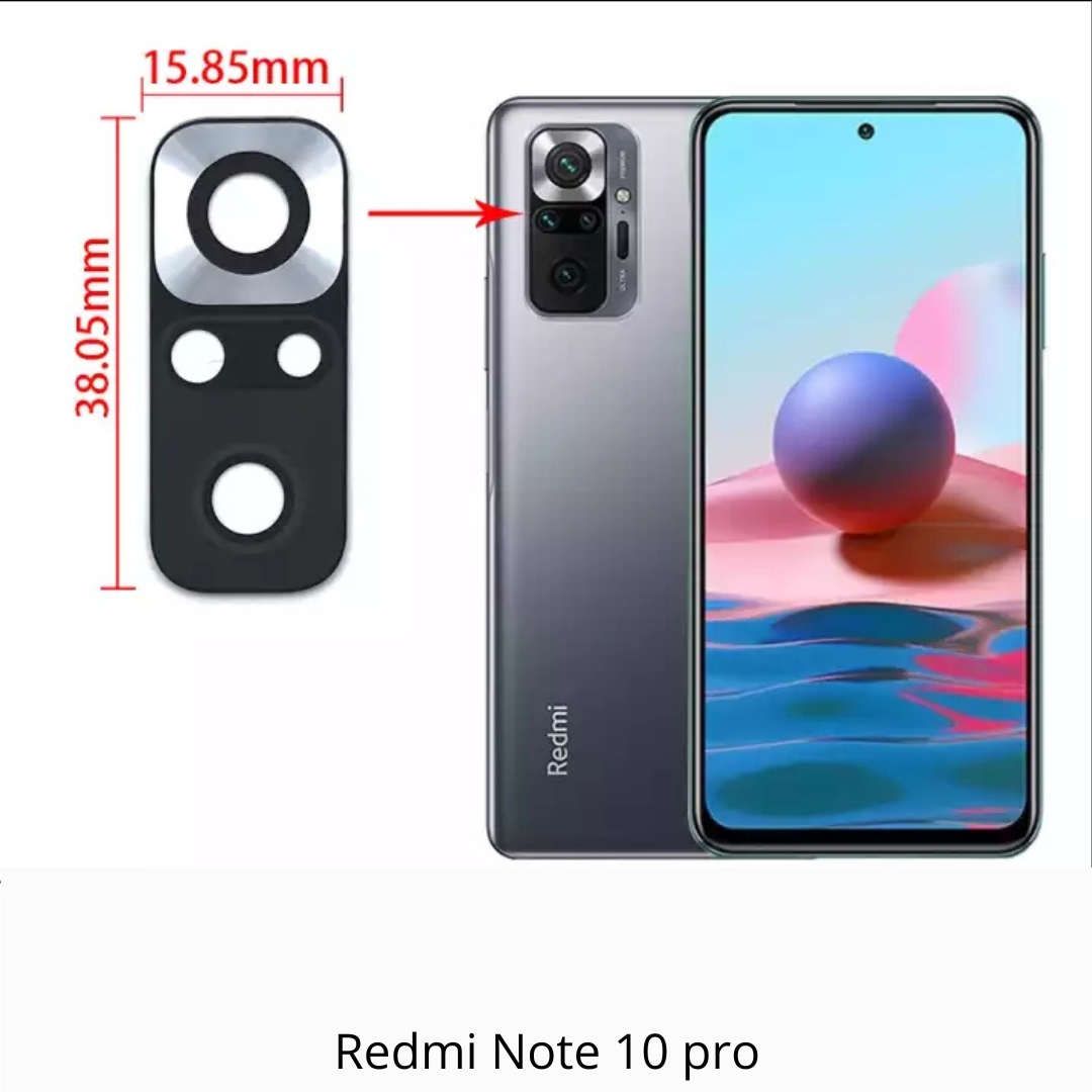 Redmi note 10 pro vidrio de camara
