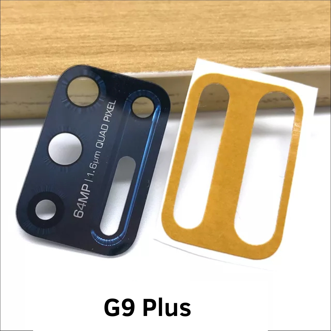 Vidrio de cámara para teléfono Motorola G9 Plus Azul