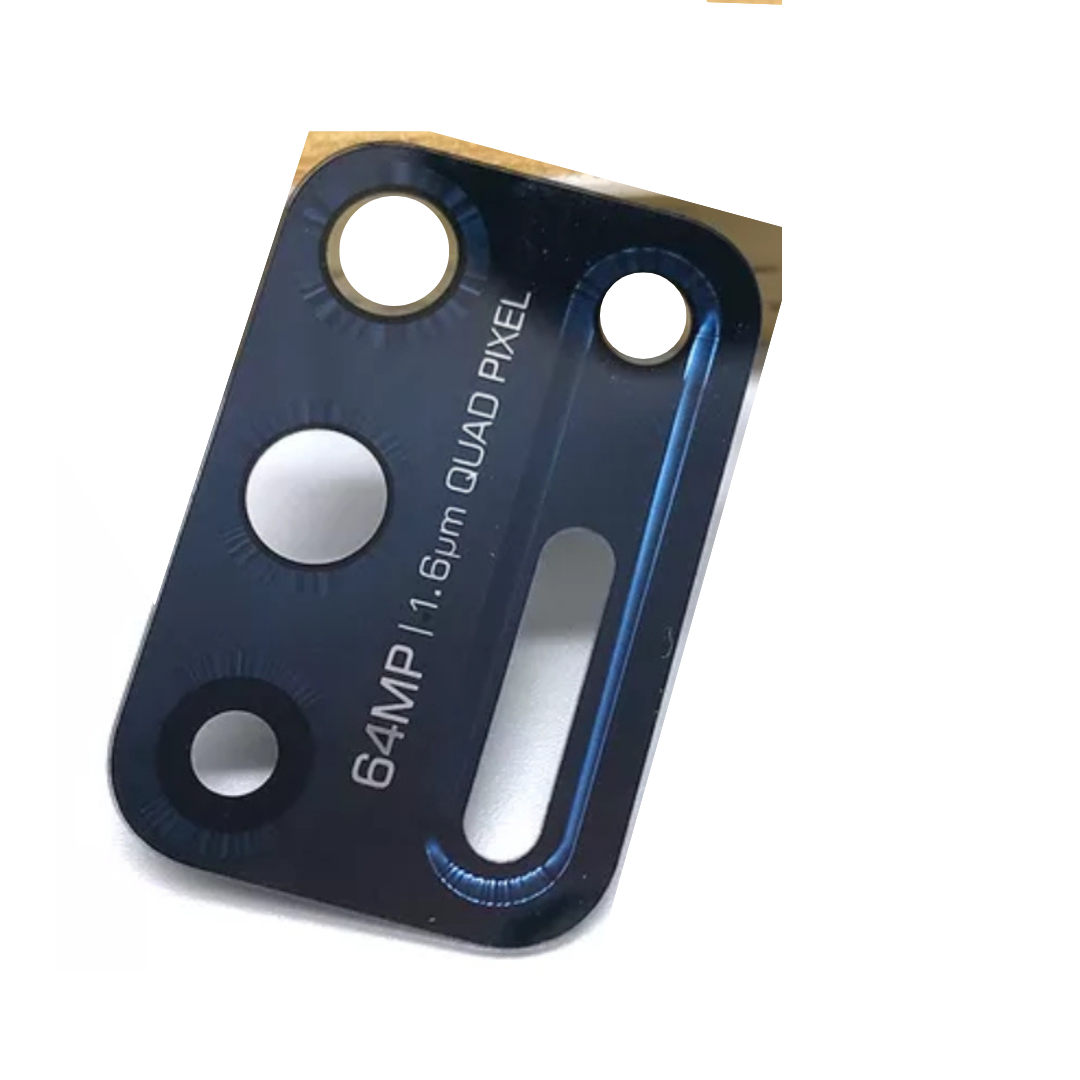 Vidrio de cámara para teléfono Motorola G9 Plus Azul
