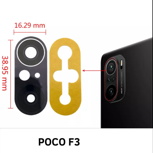 Vidrio de cámara para teléfonos POCO F3