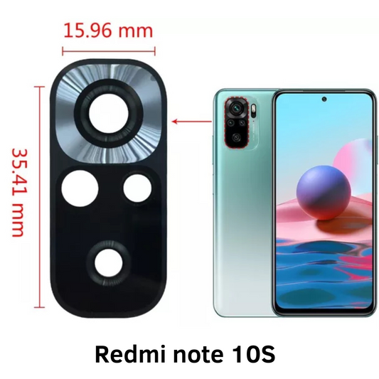 Vidrio de cámara para teléfono Redmi Note 10s