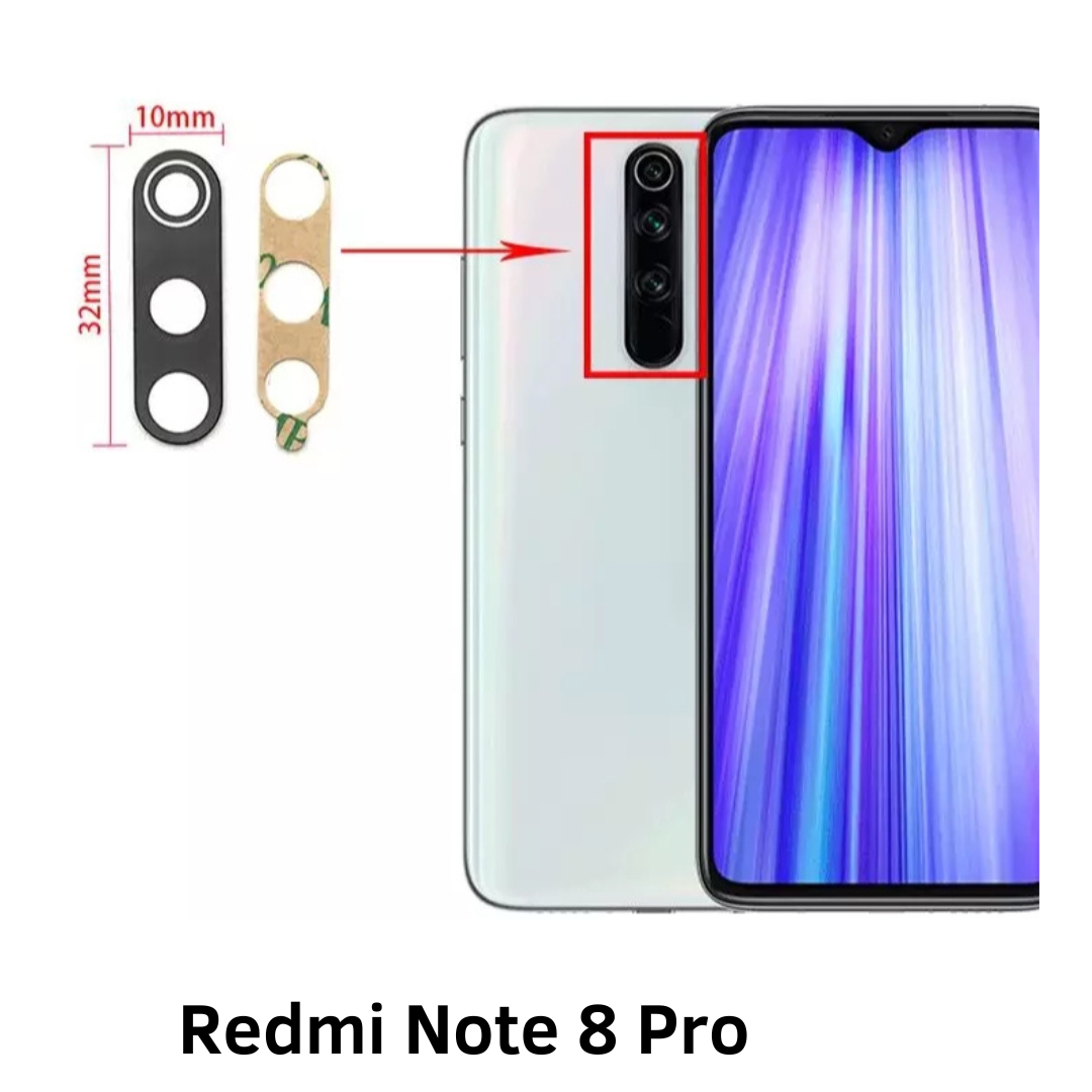 Vidrio de cámara para teléfono Redmi note 8 Pro