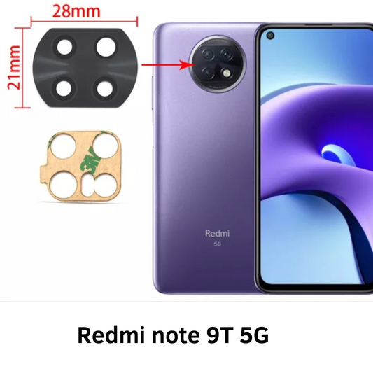 Vidrio de cámara para teléfonos Redmi note 9T 5G